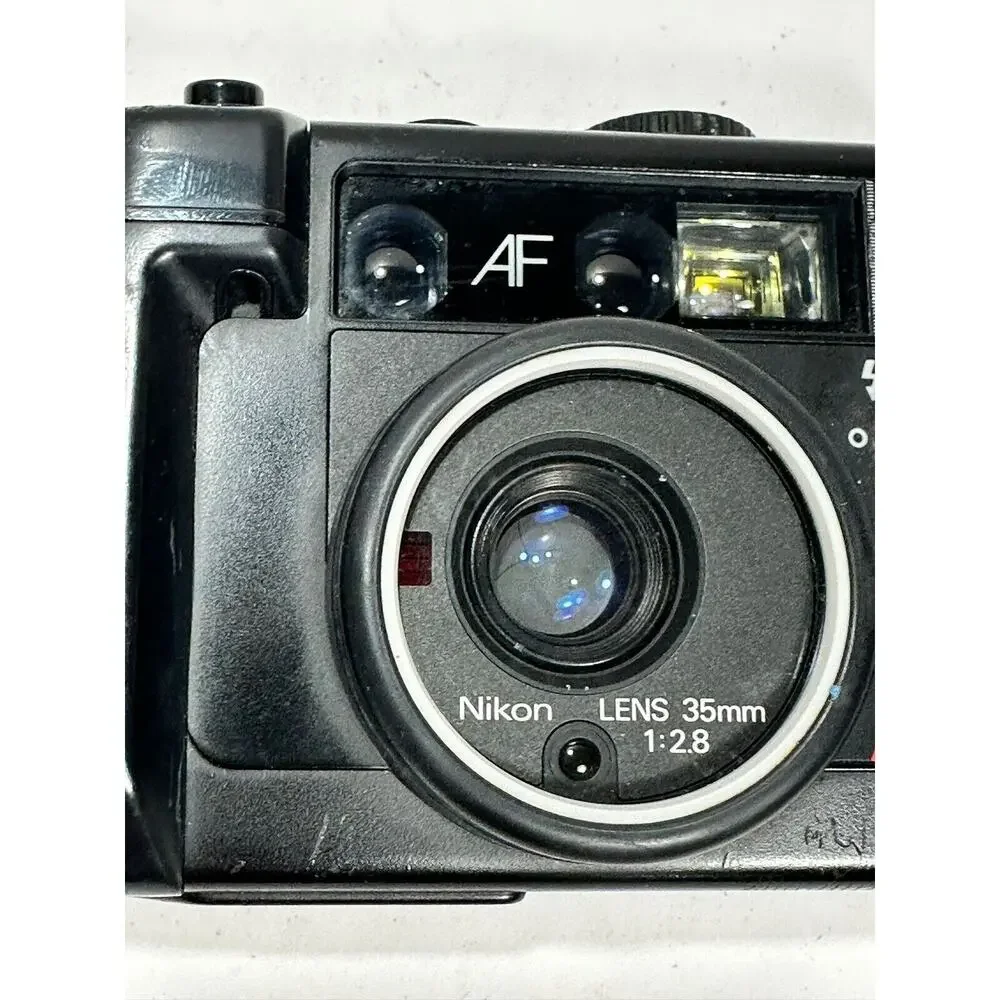 Nikon Action Touch camera Black 35mm‎ 1:2.8 For Parts Only As Is